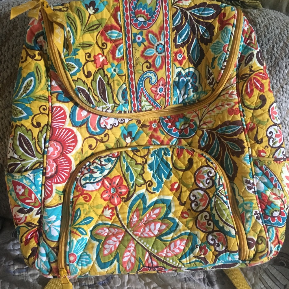 Vera Bradley double zip backpack